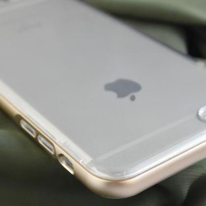Gold Iphone 6 / Iphone 6 Plus Case Metal Bumper..